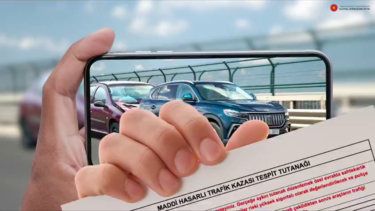 e-Devlet’te “kaza tespit tutanağı” hizmeti