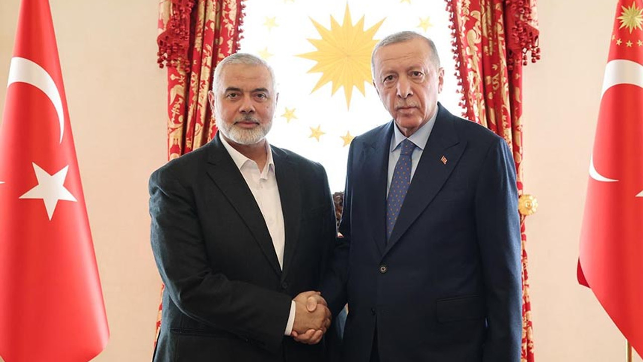 Erdoğan, Hamas lideri Heniyye ile görüştü