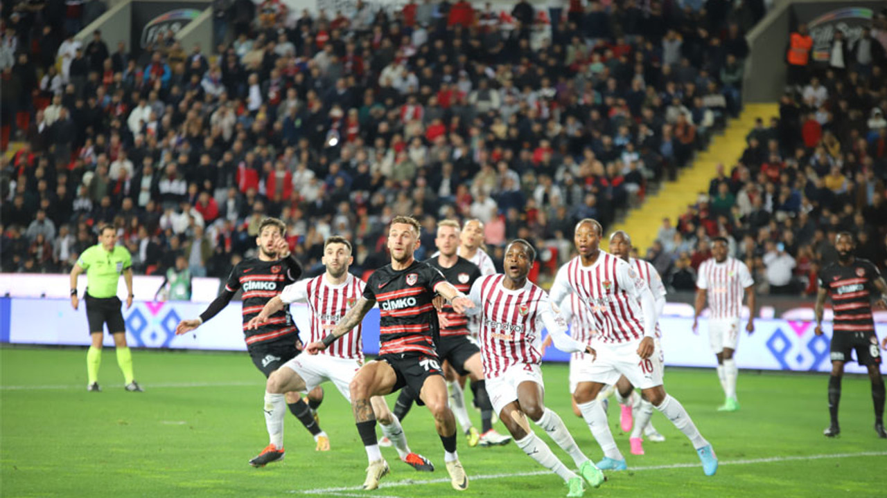 Gaziantep FK-Hatayspor karşılaşmasında galibiyet yok