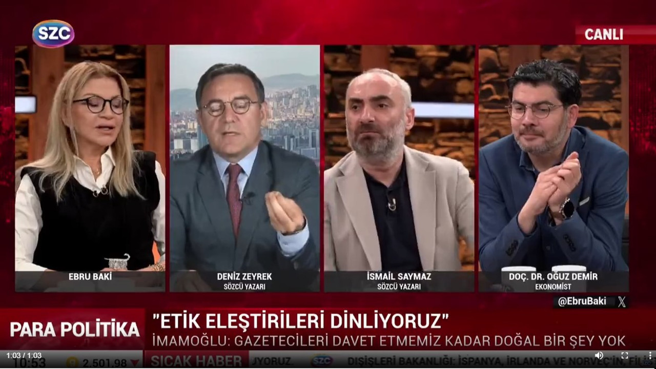 İsmail Saymaz ve Deniz Zeyrek canlı yayında "Roma gezisini" tartıştı!