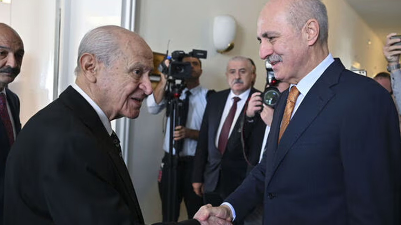 Numan Kurtulmuş MHP lideri Bahçeli'yi ziyaret etti