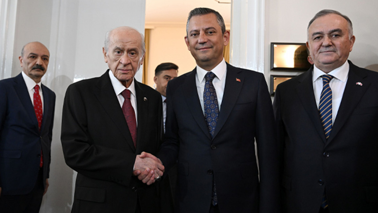 Özgür Özel ve Devlet Bahçeli görüşmesi başladı! İlk fotoğraf geldi
