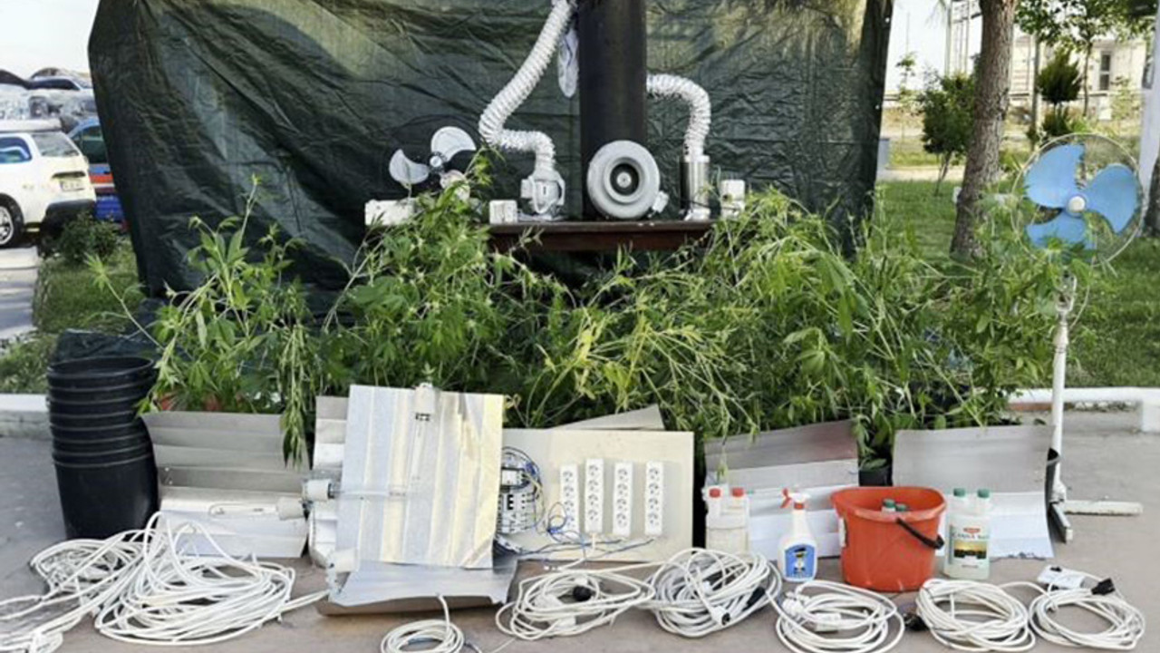 Jandarma yakaladı: Ev değil uyuşturucu serası!
