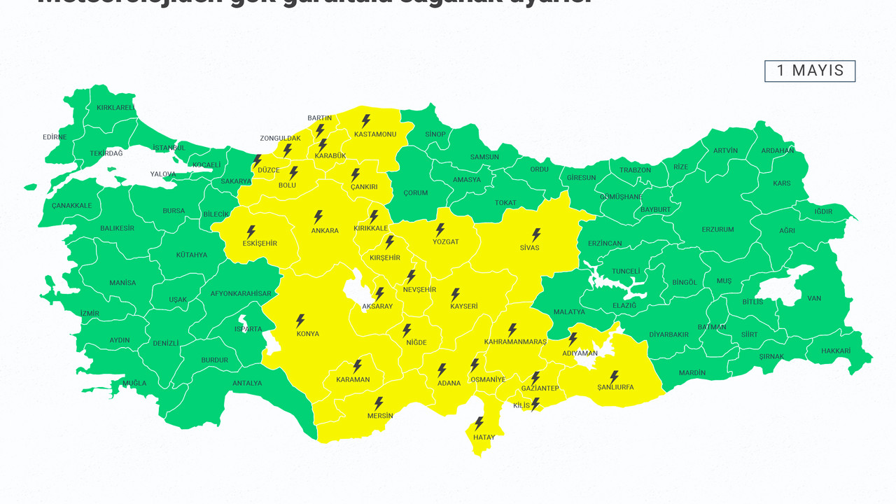 Meteoroloji'den 28 ilimiz için sağanak uyarısı!