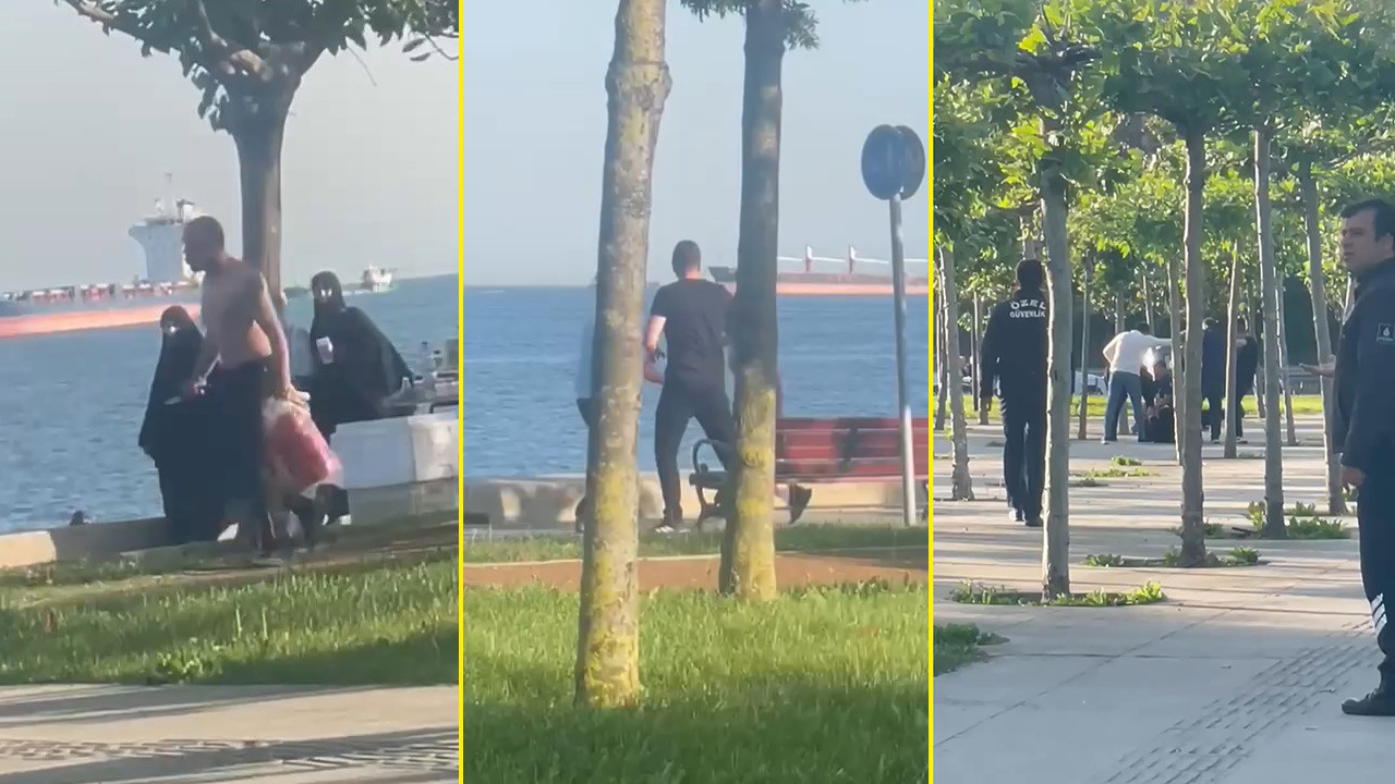 Zabıtaya keserle saldırdı, dayak yedi!