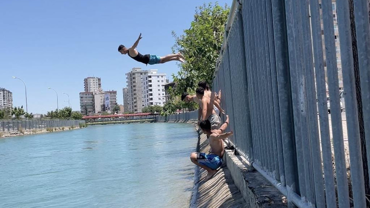 Adana yanıyor! 44 dereceyi gördü