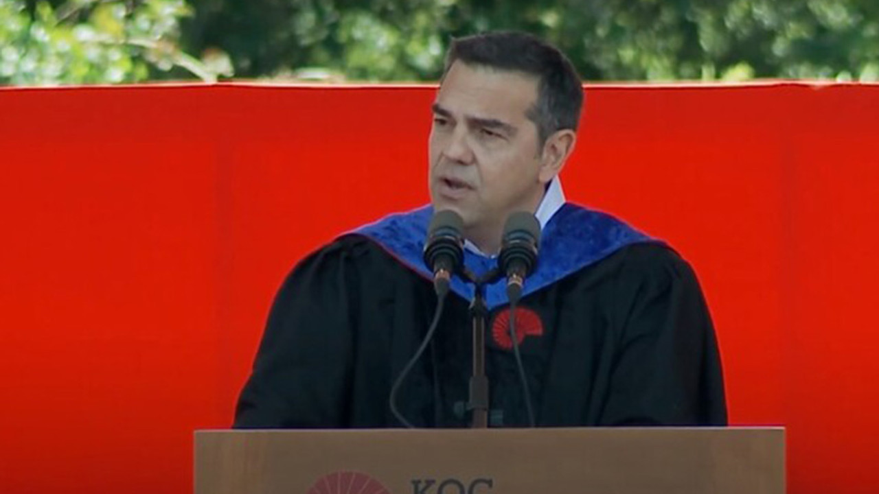 Alexis Çipras Koç Üniversitesi'nde konuştu