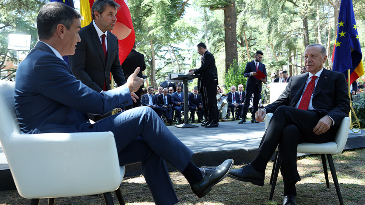 Cumhurbaşkanı Erdoğan ile İspanya Başbakanı Sanchez'den ortak açıklama