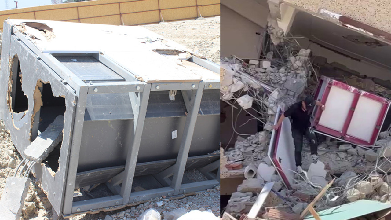 Yer Hatay! Canlı insanla deprem kabini testi yaptılar!