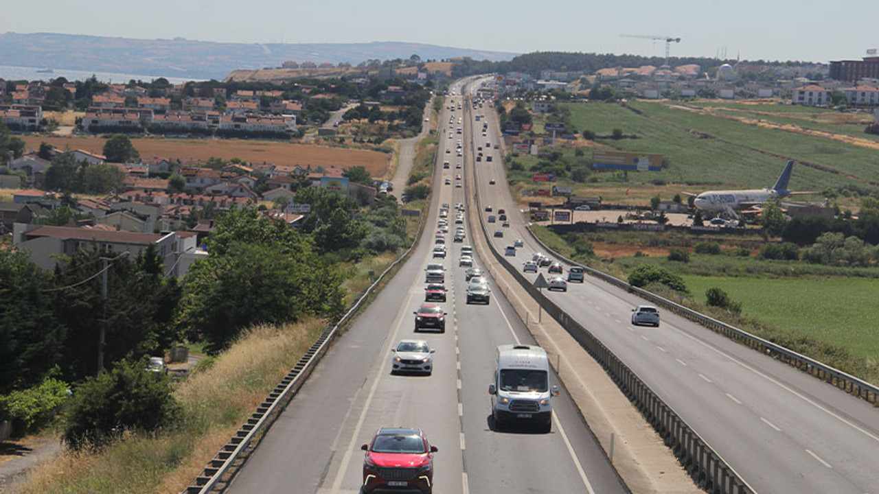 Tekirdağ-İstanbul kara yolunda bayram tatili dönüş yolculuğu başladı