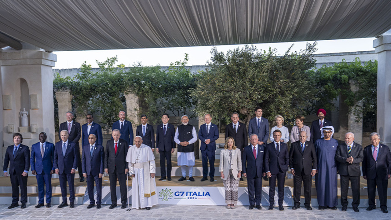 Cumhurbaşkanı Erdoğan G7 Liderler Zirvesi'nde