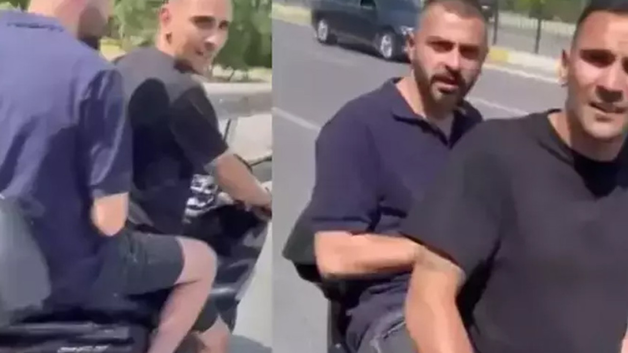 Ambulansın önünü motosikletle kesen 2 şüpheli yakalandı