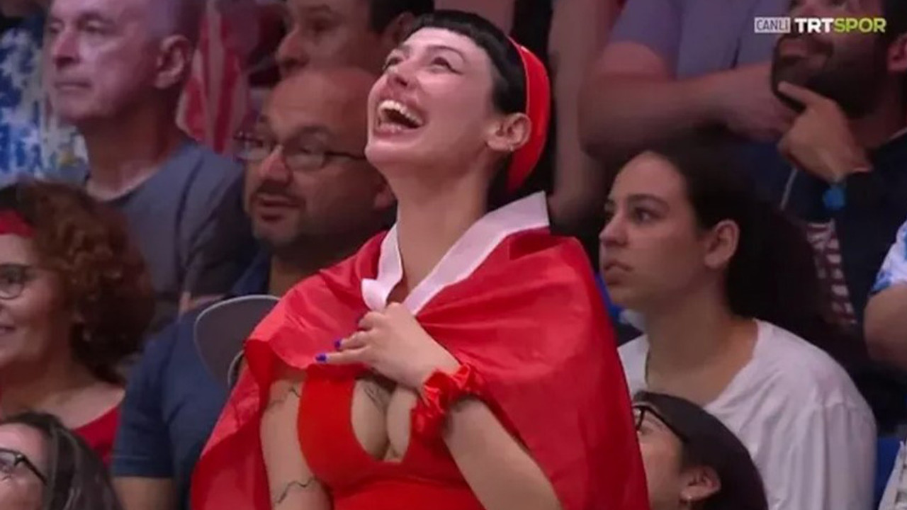 TRT Spor'dan "sevinen kadın taraftarın" görüntülerine açıklama
