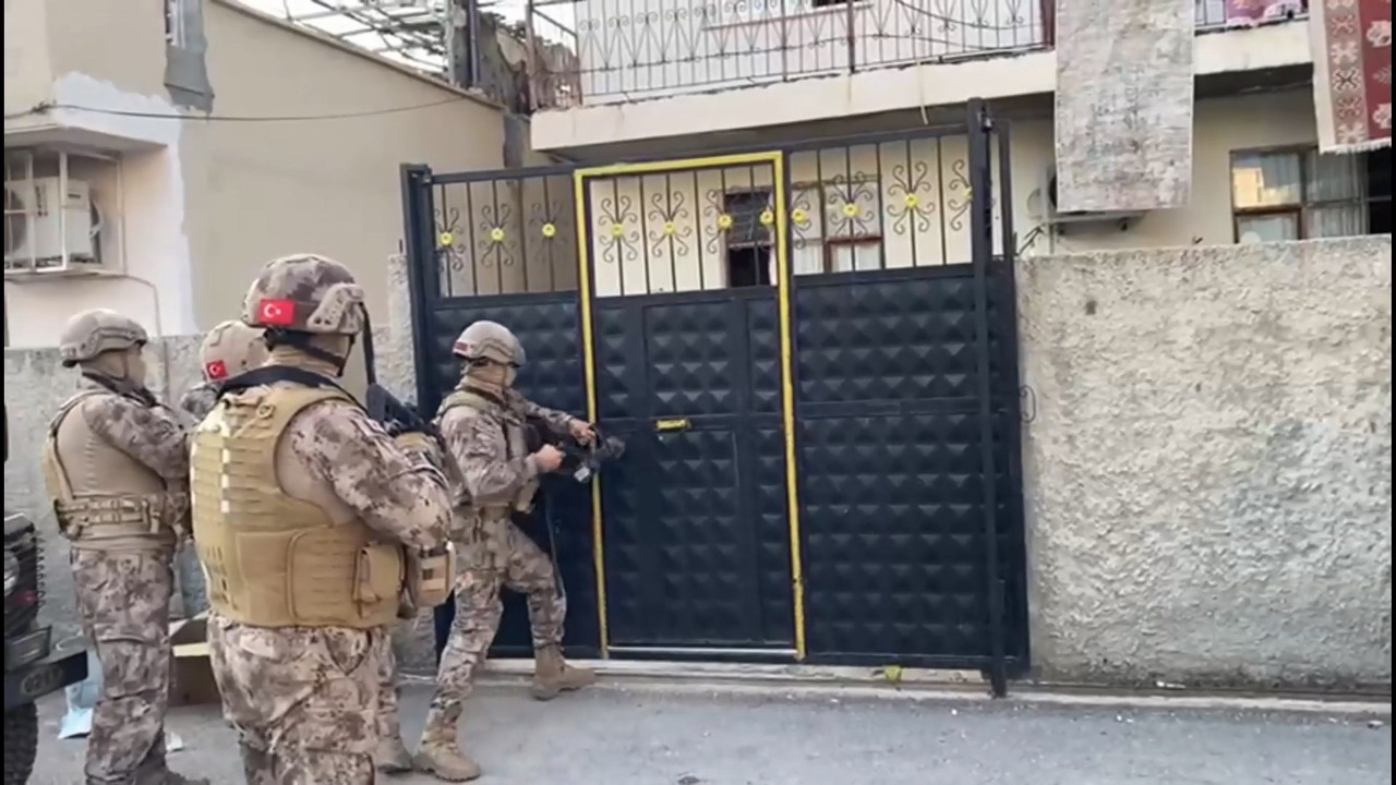 Mersin’de tefe çetesine operasyon: 10 gözaltı