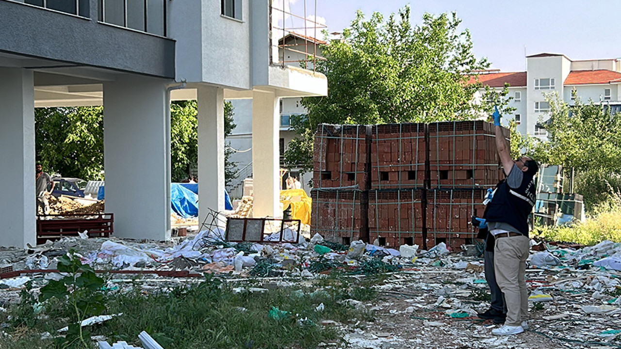 Uşak'ta iş kazası! Binanın 9. katından düşen inşaat işçisi hayatını kaybetti