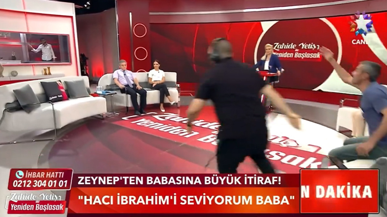 Televizyonların gündüz kuşaklı programlarında bir rezalet daha! Baba kızını canlı yayında darbetti