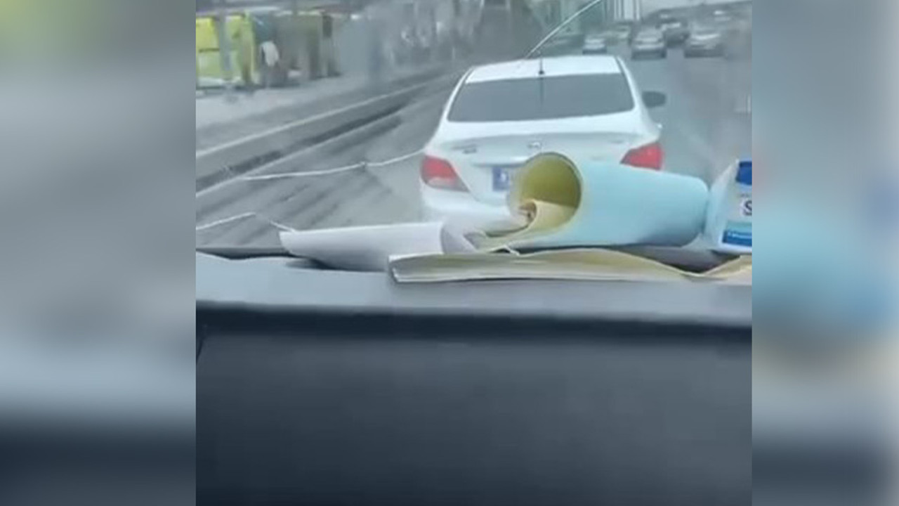 Şehir magandası ambulansa yol vermedi: O anlar saniye saniye kameralara yansıdı