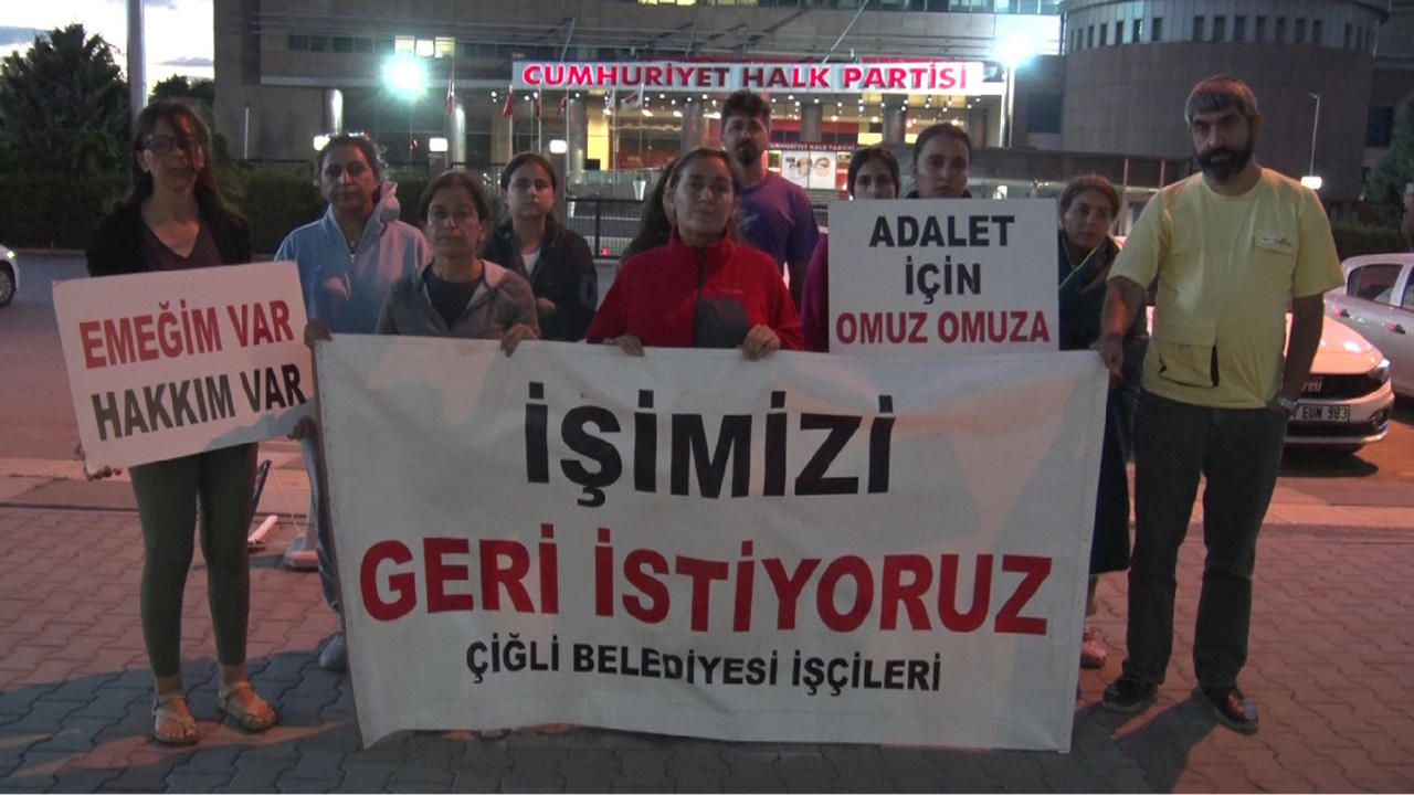 İşten çıkarılan işçiler haklarını istedi!