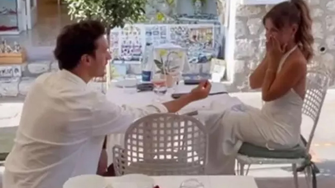 Feyyaz Şerifoğlu sunucu Merve Dinçkol'a evlenme teklifi etti