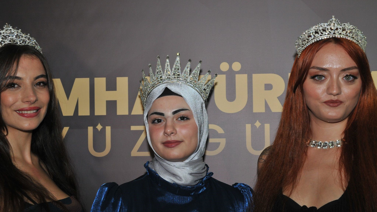 İstanbul’da bir markanın güzellik yarışmasında tesettürlü kız birinci oldu