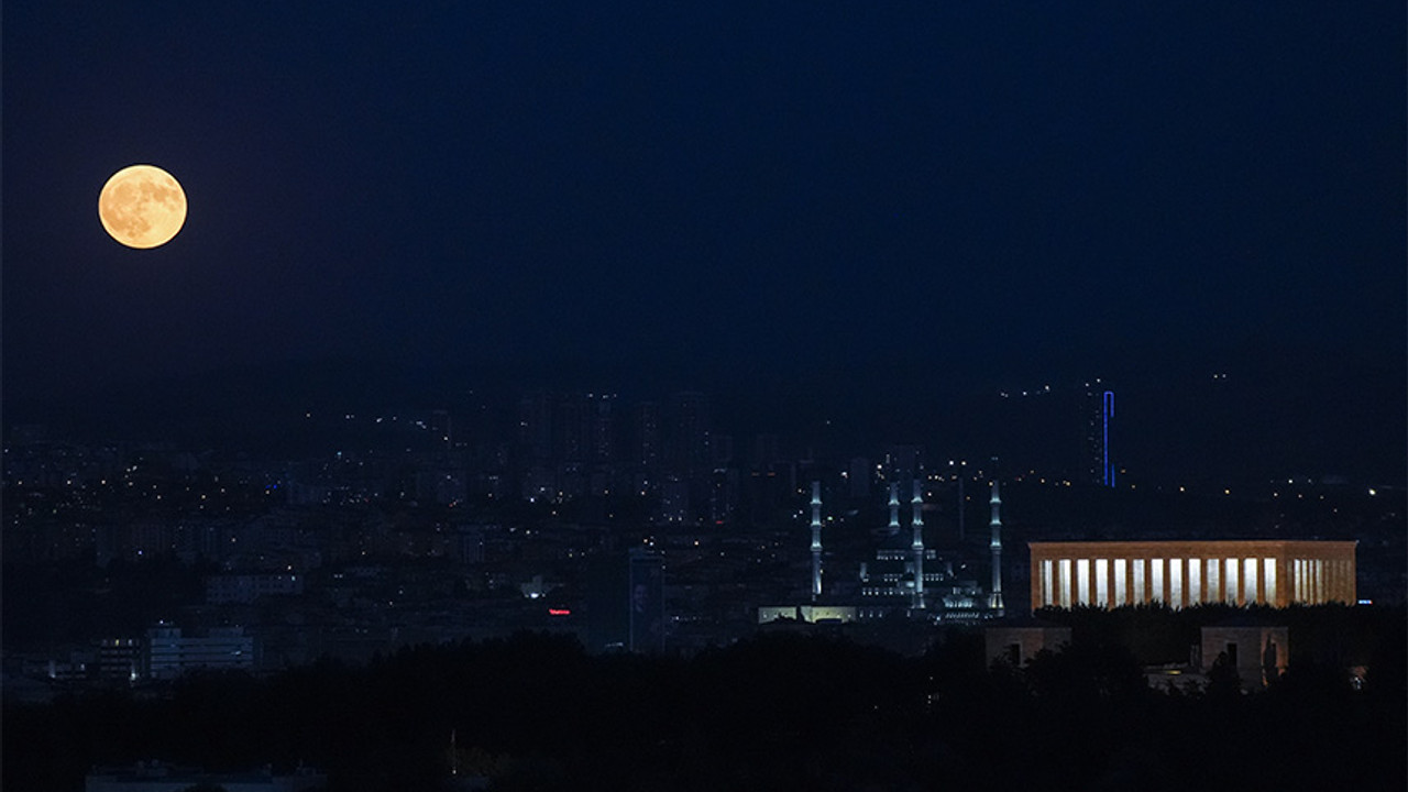 Yurdun dört bir yanından 'Süper Ay' manzaraları