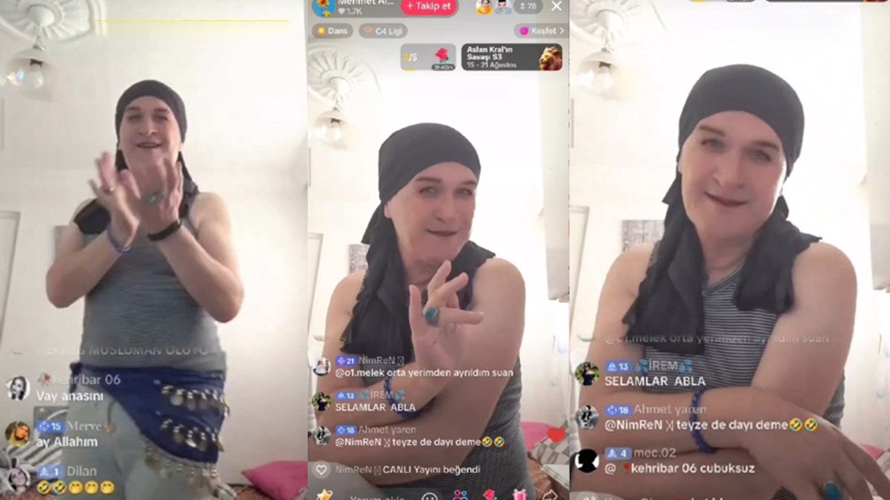 TikTok'ta rezalet bitmiyor! Canlı yayın açan adam kadın kılığında para topladı