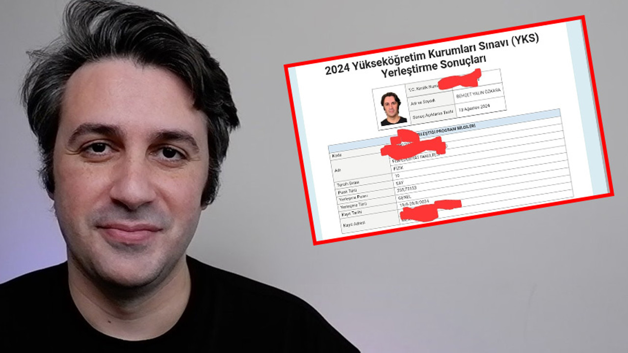 Fıkra gibi olay: Eksi 1.75 fizik netiyle üniversiteye yerleşti