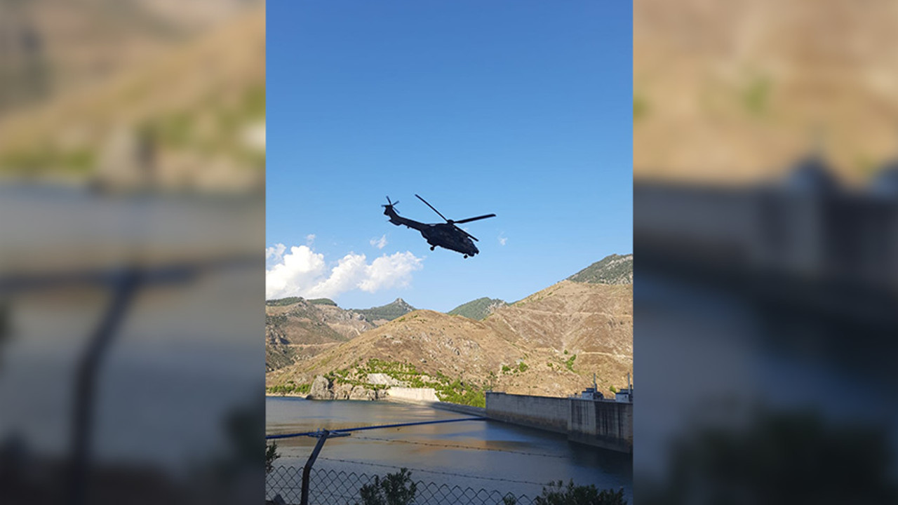 Orman yangınına müdahale eden helikopter düştü!