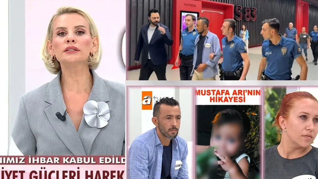 Esra Erol'da canlı yayında gözaltı!