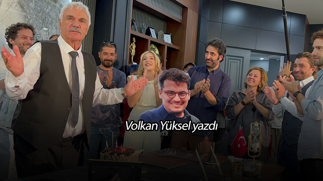 Halil Ergün yeni dizisi Güzel Aşklar Diyarı'nda doğum günü kutladı