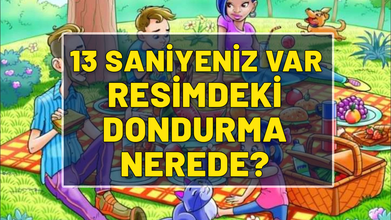 Resimdeki dondurmayı bulabilmeniz için 13 saniyeniz var. 100 kişiden 96'sı yanıldı