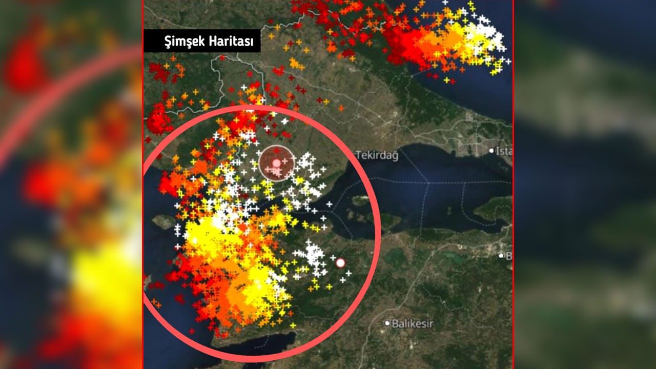 Patlata patlata geldi. Tam 3 bin şimşek kaydedildi