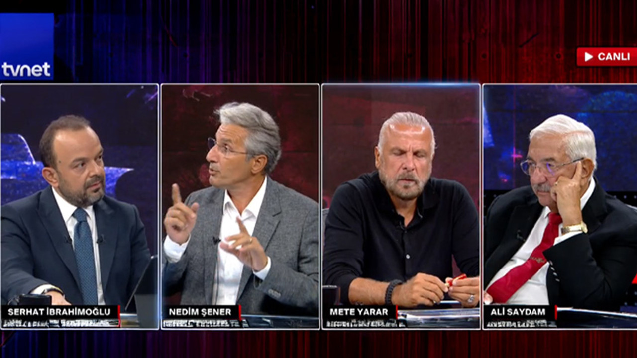 Şener'in sözlerine kızdı canlı yayını terk etti!