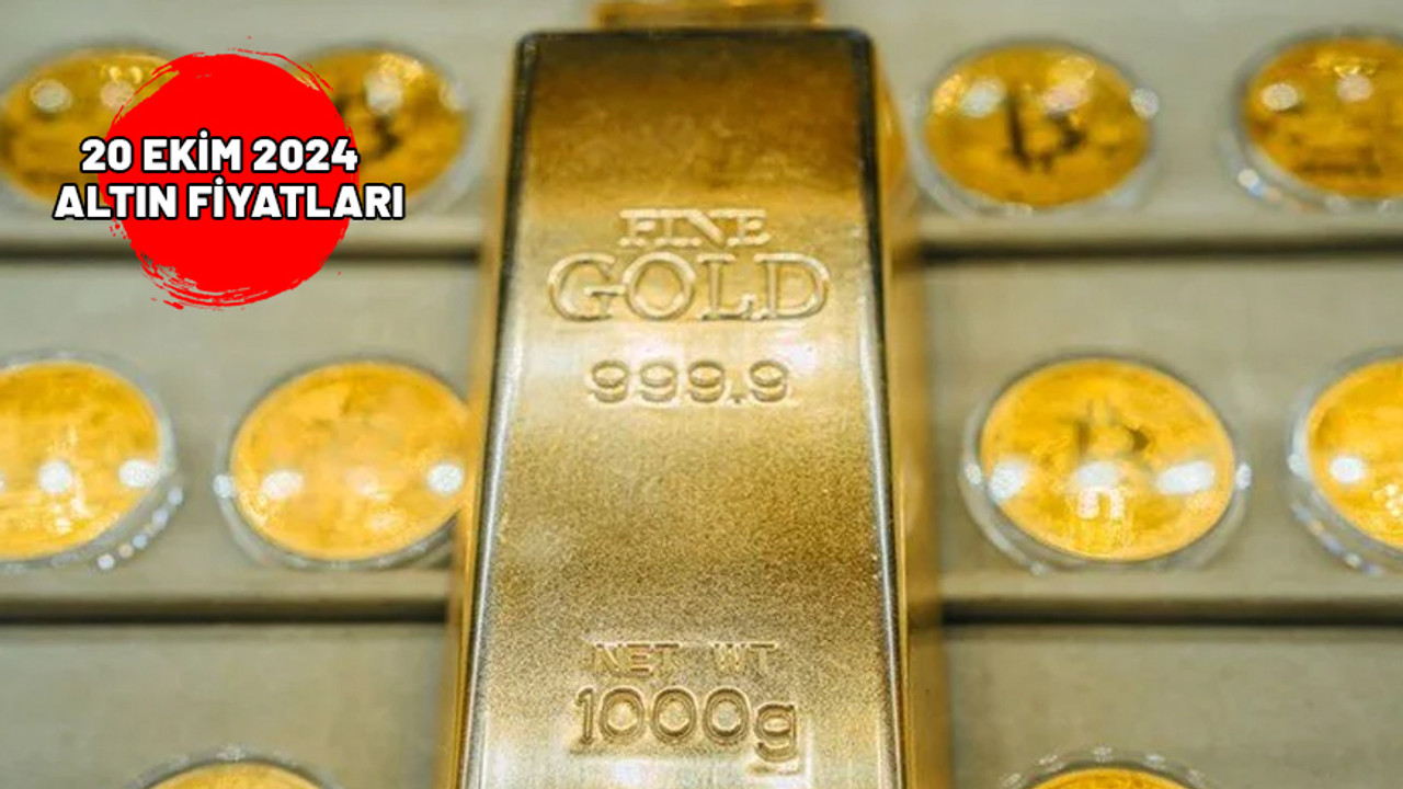 Gram altın bugün ne kadar? Çeyrek altın kaç TL oldu? 20 Ekim 2024 son dakika altın fiyatları