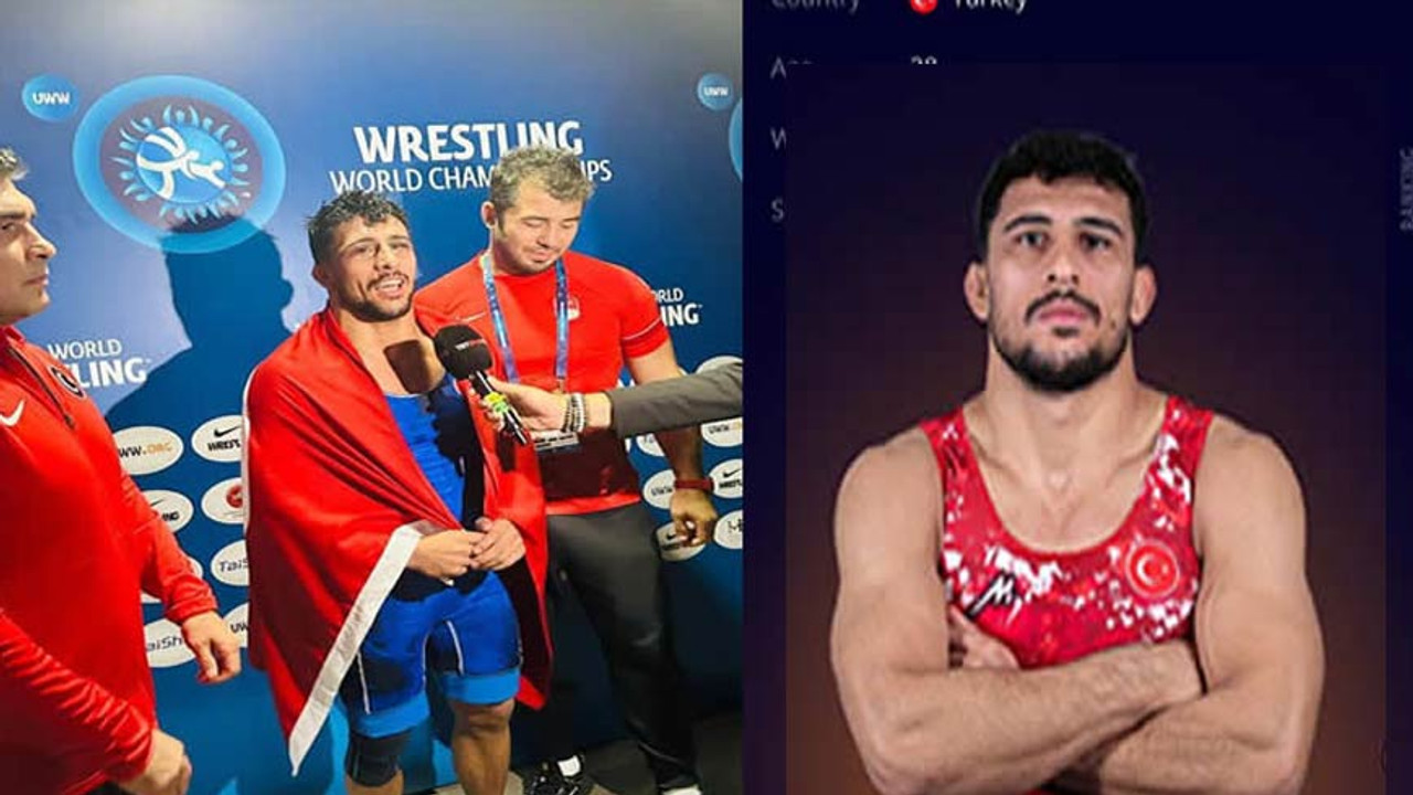 Milli güreşçi Ahmet Yılmaz, dünya üçüncüsü oldu