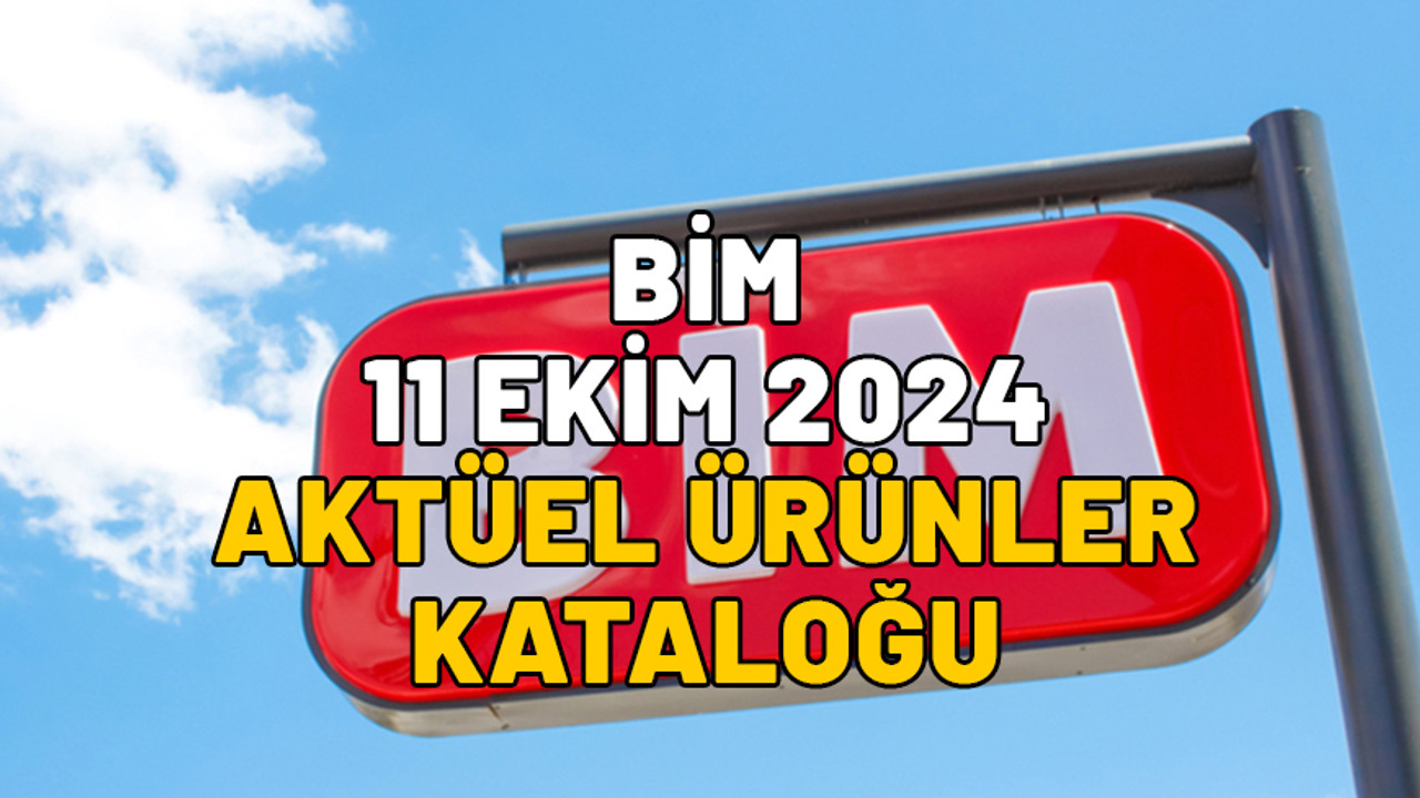 11 Ekim BİM kataloğu 2024: Bu Cuma BİM’de neler var? BİM indirimli ürünler listesi