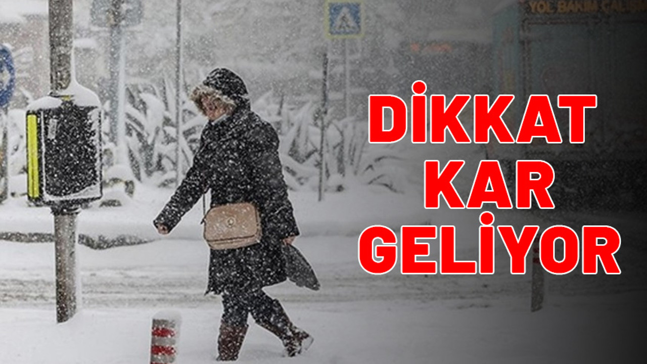 Eyvah! Tarih verildi... Bu hafta perşembeden itibaren kar geliyor! Montlarınızı hazırlayın