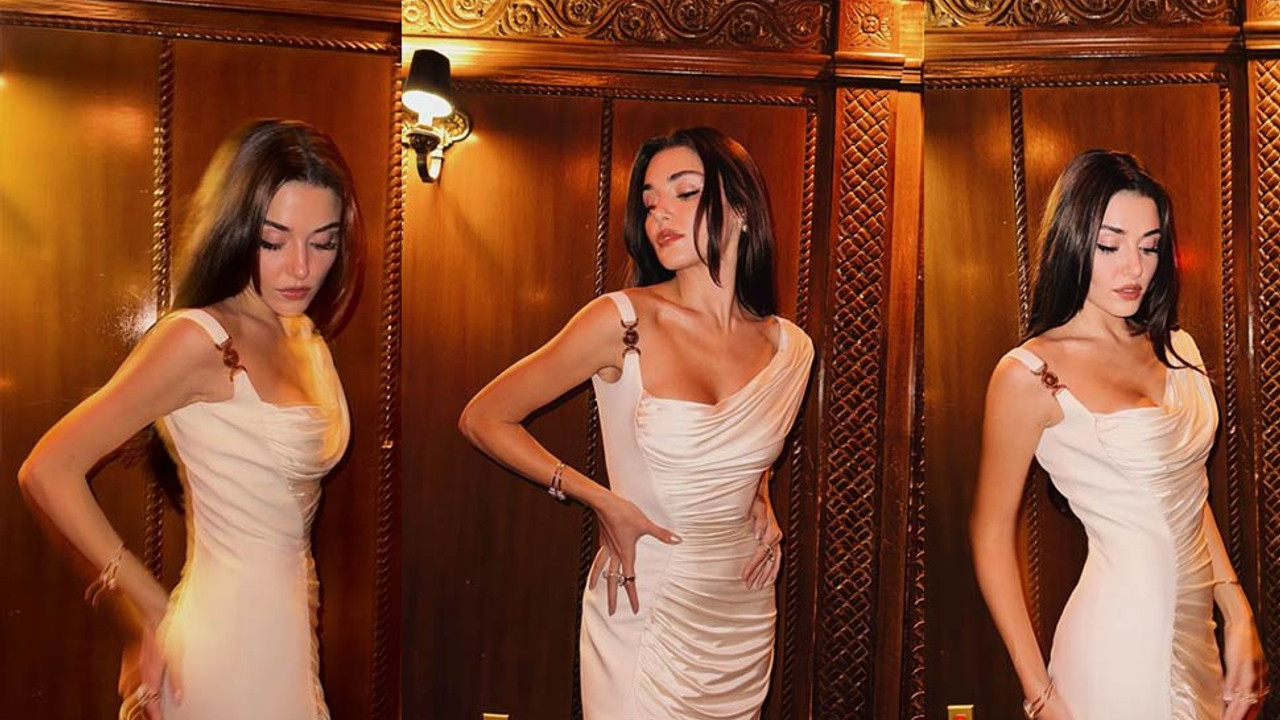 Hande Erçel galada göz kamaştırdı! Kombin fiyatı dudak uçuklattı
