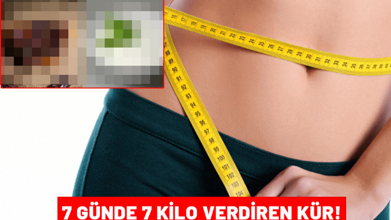 7 günde 7 kilo vermek mümkün. Bu karışımdan sadece 1 kaşık yemeniz yeterli. Cayır cayır yağ yaktırıyor