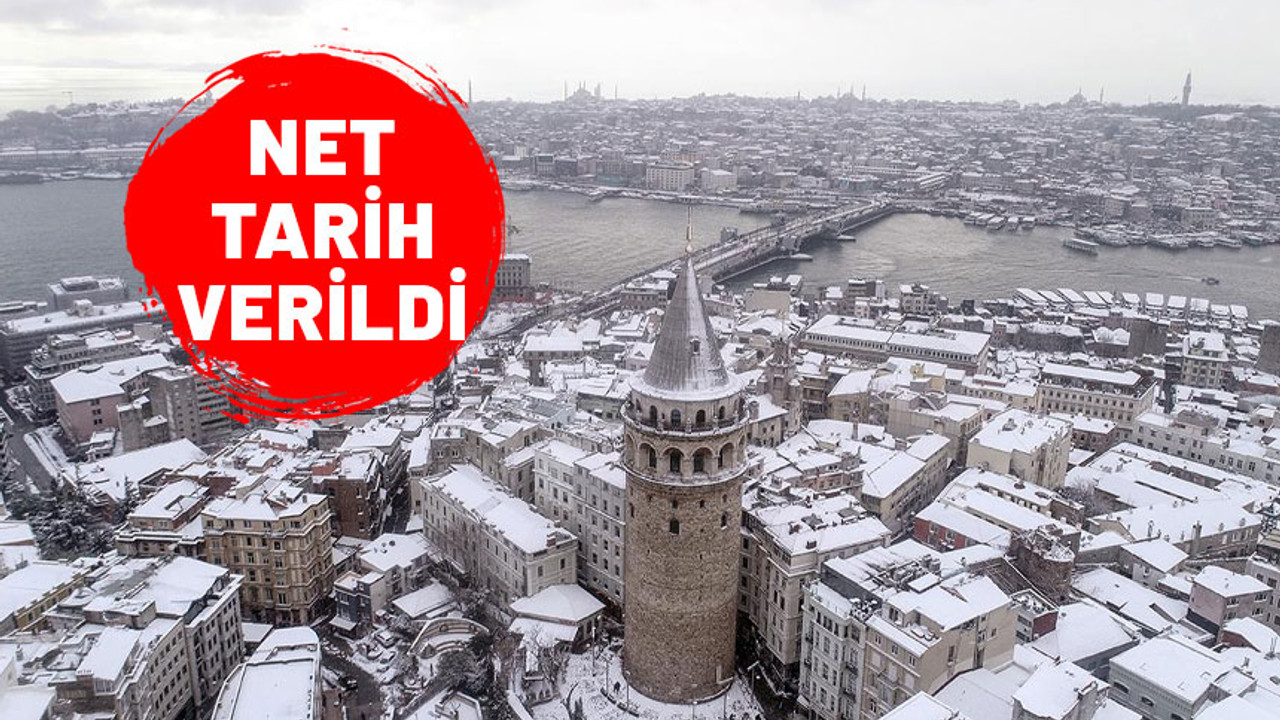 İstanbul için kar tarihi ilk kez verildi. Mont, bere, atkı ne varsa hazır edin.