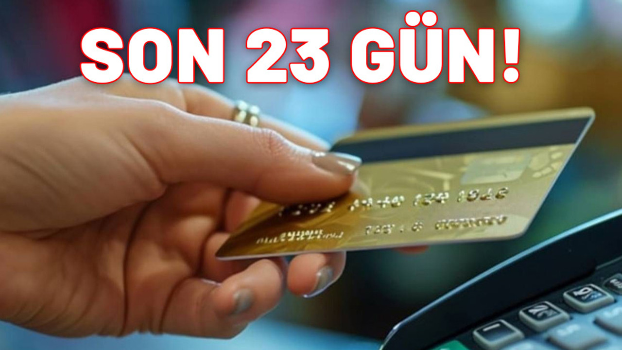 Kredi kartı sahiplerini ilgilendiren gelişme. 23 gün sonra çat diye değişecek. Hesaplarınızı kontrol edin