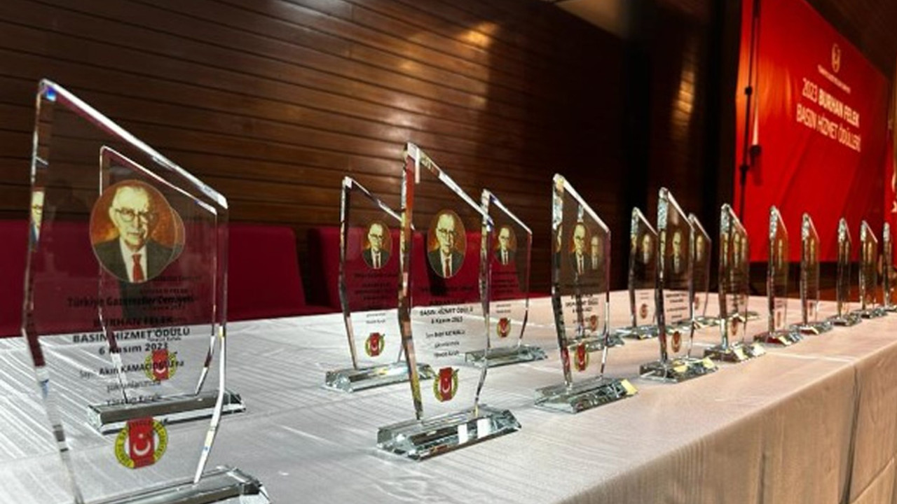 TGC 2024 Burhan Felek Basın Hizmet Ödülleri sahiplerini buldu