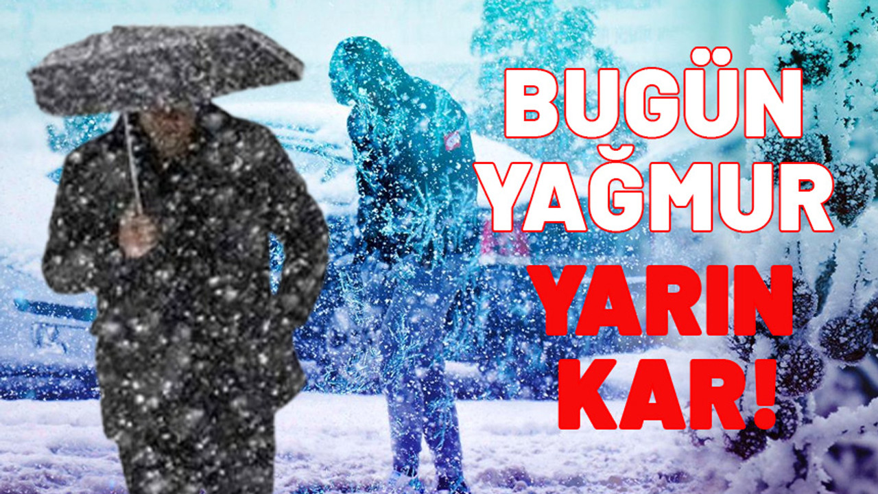 Montlarınızı, kazaklarınızı çıkarın. Rusya'dan birden geldi. Bugün yağmur, yarın kar!