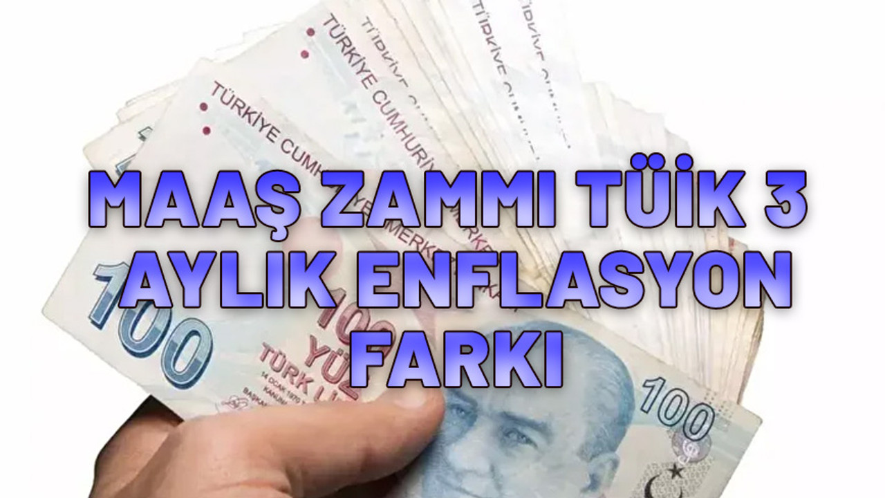 12.500 TL altı üstü alan SSK ve Bağ-Kur emeklisi dikkat! MAAŞ ZAMMI TÜİK 3 AYLIK ENFLASYON FARKI