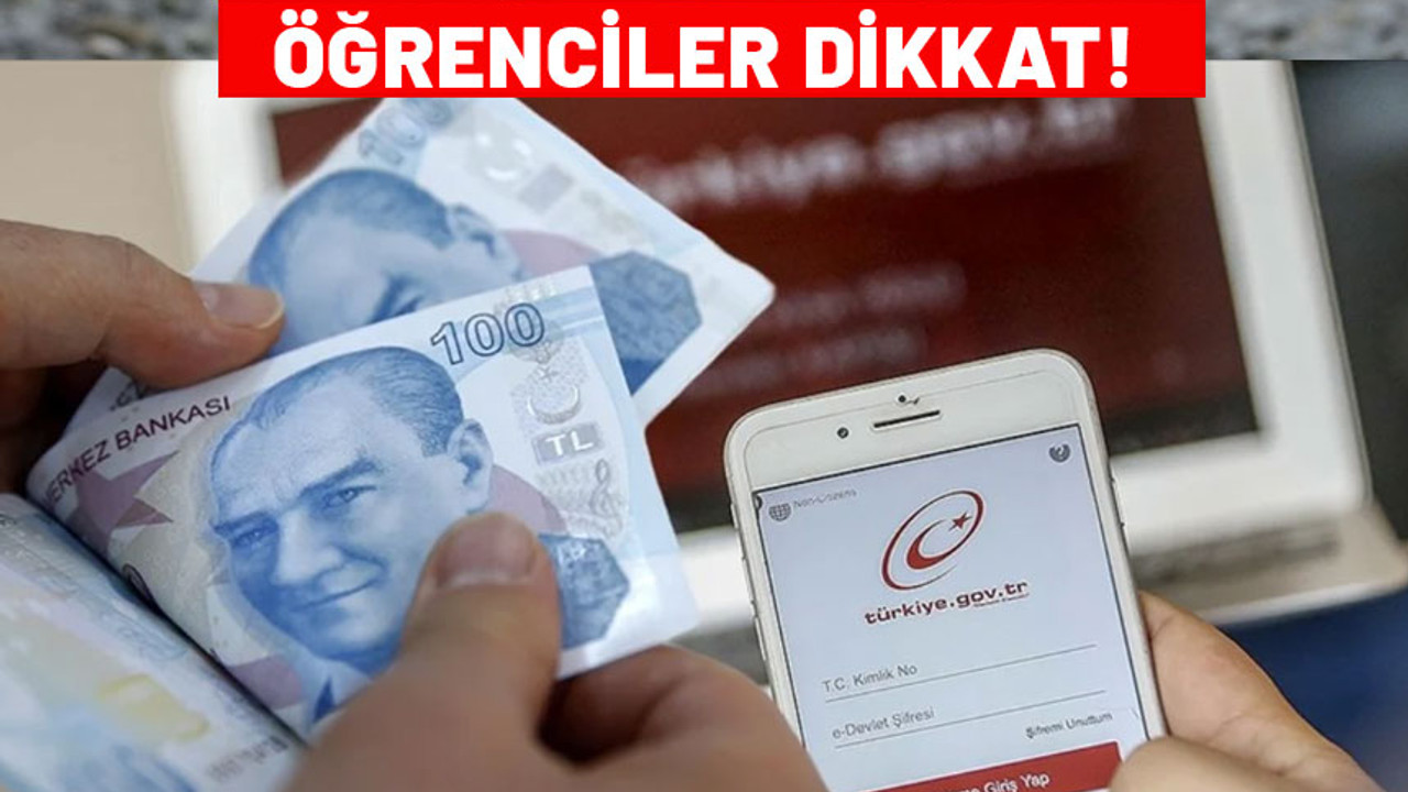 Bunu yapmayan öğrenciler dikkat! Onay için son gün. Paranız yatmayacak