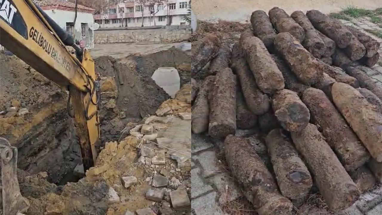 Patlamamış top mermileri bulundu!