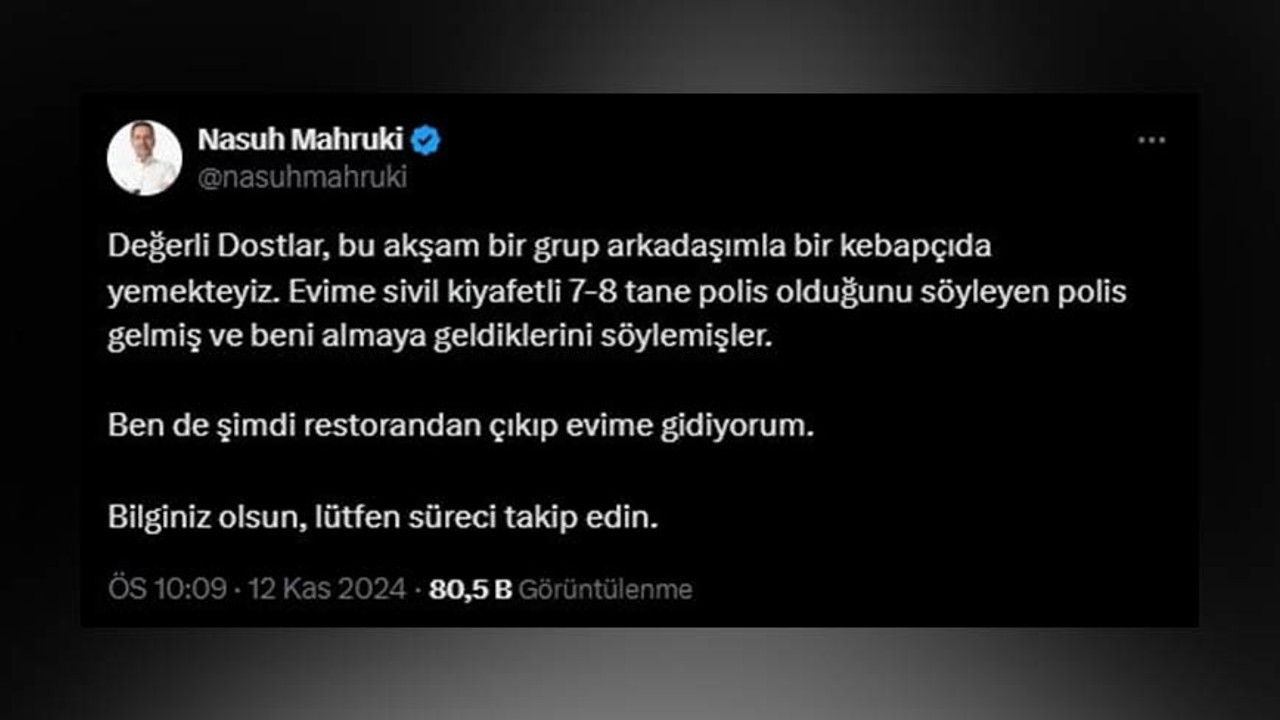 Mahruki'nin evine polis baskını!