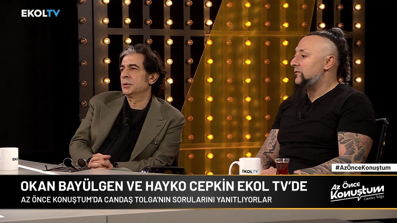 Okan Bayülgen ve Hayko Cepkin, Az Önce Konuştum'a konuk oldu