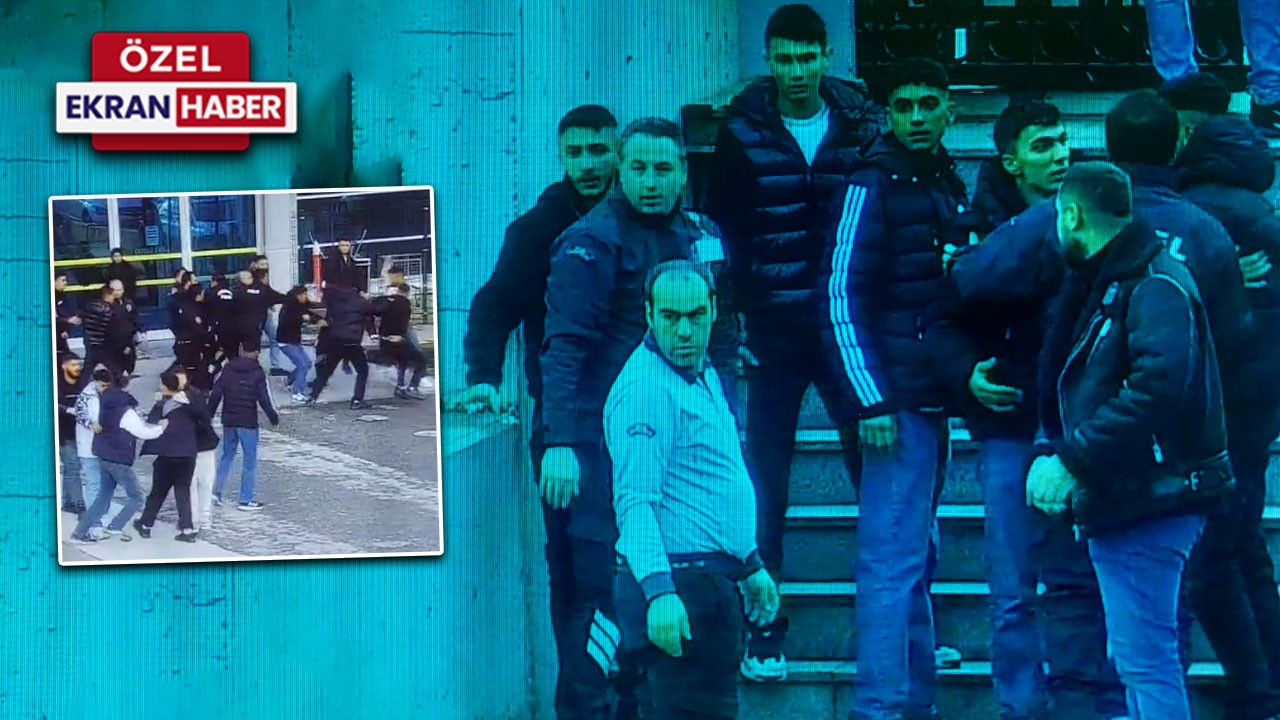 Adliyede polislere saldırdılar! Kalabalık grup ortalığı savaş alanına çevirdi