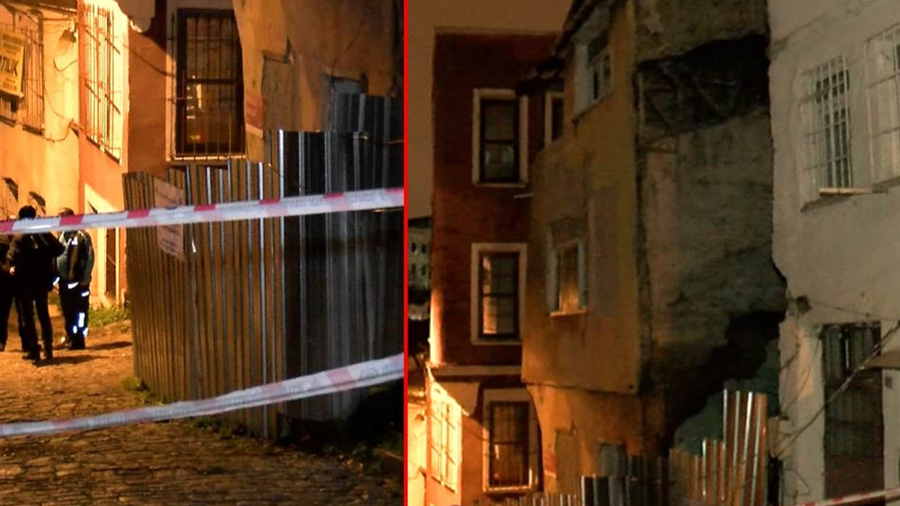 İstanbul'da metruk binada çökme! Ünlü isme ait çıktı